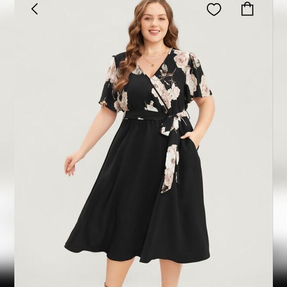 NWT BloomChic floral dress 12/L - Picture 1 of 9